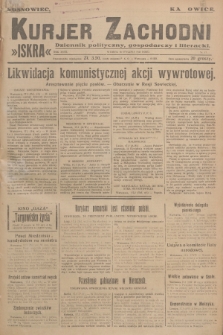 Kurjer Zachodni Iskra : dziennik polityczny, gospodarczy i literacki. R.18, 1927, nr 17