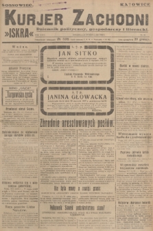 Kurjer Zachodni Iskra : dziennik polityczny, gospodarczy i literacki. R.18, 1927, nr 22