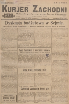 Kurjer Zachodni Iskra : dziennik polityczny, gospodarczy i literacki. R.18, 1927, nr 26