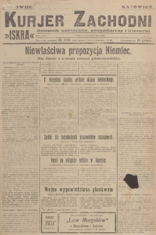 Kurjer Zachodni Iskra : dziennik polityczny, gospodarczy i literacki. R.18, 1927, nr 49
