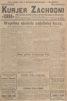 Kurjer Zachodni Iskra : dziennik polityczny, gospodarczy i literacki. R.18, 1927, nr 57