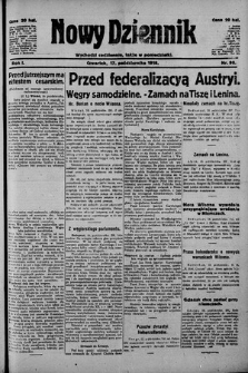 Nowy Dziennik. 1918 , nr 98