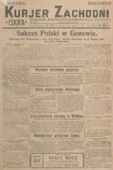 Kurjer Zachodni Iskra : dziennik polityczny, gospodarczy i literacki. R.18, 1927, nr 70