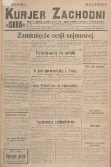 Kurjer Zachodni Iskra : dziennik polityczny, gospodarczy i literacki. R.18, 1927, nr 84