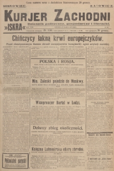 Kurjer Zachodni Iskra : dziennik polityczny, gospodarczy i literacki. R.18, 1927, nr 85