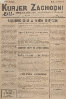 Kurjer Zachodni Iskra : dziennik polityczny, gospodarczy i literacki. R.18, 1927, nr 87