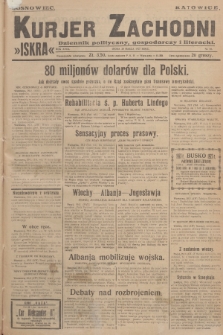 Kurjer Zachodni Iskra : dziennik polityczny, gospodarczy i literacki. R.18, 1927, nr 88