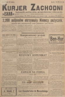 Kurjer Zachodni Iskra : dziennik polityczny, gospodarczy i literacki. R.18, 1927, nr 90