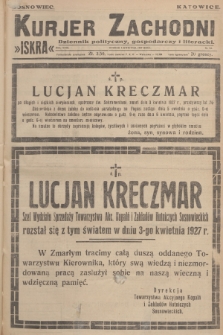 Kurjer Zachodni Iskra : dziennik polityczny, gospodarczy i literacki. R.18, 1927, nr 94
