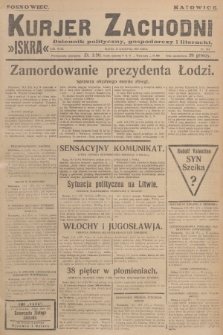 Kurjer Zachodni Iskra : dziennik polityczny, gospodarczy i literacki. R.18, 1927, nr 104