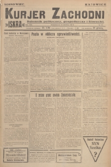 Kurjer Zachodni Iskra : dziennik polityczny, gospodarczy i literacki. R.18, 1927, nr 112 + dod.