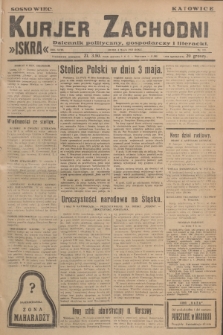 Kurjer Zachodni Iskra : dziennik polityczny, gospodarczy i literacki. R.18, 1927, nr 121
