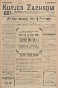 Kurjer Zachodni Iskra : dziennik polityczny, gospodarczy i literacki. R.18, 1927, nr 130