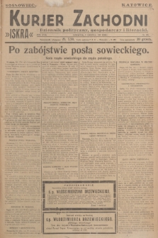 Kurjer Zachodni Iskra : dziennik polityczny, gospodarczy i literacki. R.18, 1927, nr 156