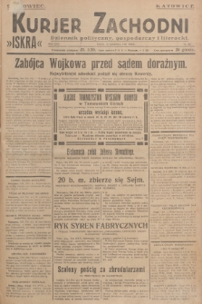 Kurjer Zachodni Iskra : dziennik polityczny, gospodarczy i literacki. R.18, 1927, nr 162