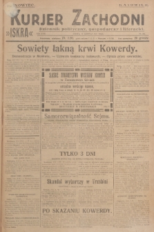 Kurjer Zachodni Iskra : dziennik polityczny, gospodarczy i literacki. R.18, 1927, nr 165