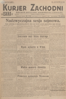 Kurjer Zachodni Iskra : dziennik polityczny, gospodarczy i literacki. R.18, 1927, nr 168