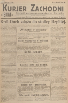 Kurjer Zachodni Iskra : dziennik polityczny, gospodarczy i literacki. R.18, 1927, nr 170
