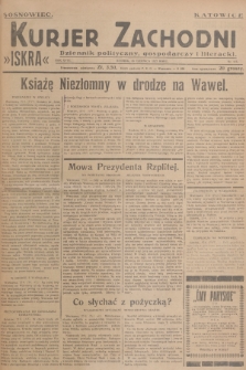 Kurjer Zachodni Iskra : dziennik polityczny, gospodarczy i literacki. R.18, 1927, nr 175