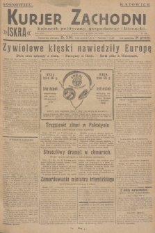 Kurjer Zachodni Iskra : dziennik polityczny, gospodarczy i literacki. R.18, 1927, nr 190