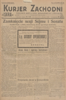 Kurjer Zachodni Iskra : dziennik polityczny, gospodarczy i literacki. R.18, 1927, nr 191