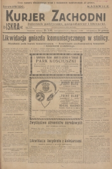 Kurjer Zachodni Iskra : dziennik polityczny, gospodarczy i literacki. R.18, 1927, nr 201