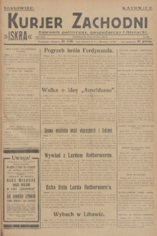 Kurjer Zachodni Iskra : dziennik polityczny, gospodarczy i literacki. R.18, 1927, nr 202 + dod.
