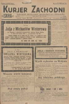 Kurjer Zachodni Iskra : dziennik polityczny, gospodarczy i literacki. R.18, 1927, nr 204