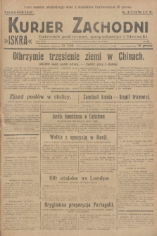 Kurjer Zachodni Iskra : dziennik polityczny, gospodarczy i literacki. R.18, 1927, nr 208