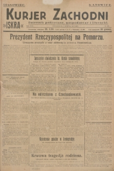 Kurjer Zachodni Iskra : dziennik polityczny, gospodarczy i literacki. R.18, 1927, nr 209