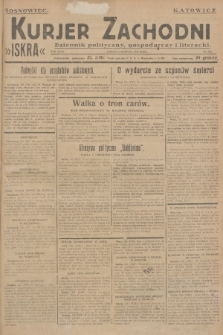 Kurjer Zachodni Iskra : dziennik polityczny, gospodarczy i literacki. R.18, 1927, nr 214