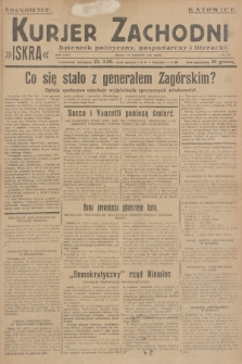 Kurjer Zachodni Iskra : dziennik polityczny, gospodarczy i literacki. R.18, 1927, nr 218