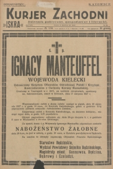 Kurjer Zachodni Iskra : dziennik polityczny, gospodarczy i literacki. R.18, 1927, nr 226