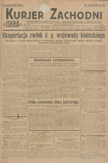 Kurjer Zachodni Iskra : dziennik polityczny, gospodarczy i literacki. R.18, 1927, nr 227