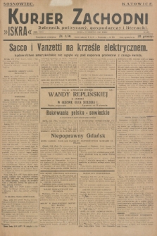 Kurjer Zachodni Iskra : dziennik polityczny, gospodarczy i literacki. R.18, 1927, nr 231