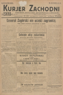 Kurjer Zachodni Iskra : dziennik polityczny, gospodarczy i literacki. R.18, 1927, nr 233