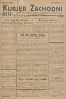 Kurjer Zachodni Iskra : dziennik polityczny, gospodarczy i literacki. R.18, 1927, nr 238