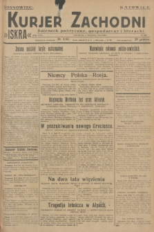 Kurjer Zachodni Iskra : dziennik polityczny, gospodarczy i literacki. R.18, 1927, nr 239