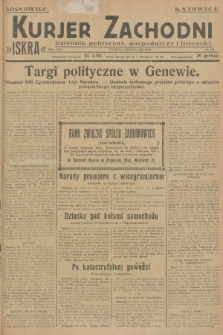 Kurjer Zachodni Iskra : dziennik polityczny, gospodarczy i literacki. R.18, 1927, nr 244