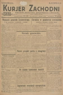 Kurjer Zachodni Iskra : dziennik polityczny, gospodarczy i literacki. R.18, 1927, nr 245