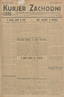 Kurjer Zachodni Iskra : dziennik polityczny, gospodarczy i literacki. R.18, 1927, nr 250 + dod.