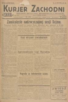 Kurjer Zachodni Iskra : dziennik polityczny, gospodarczy i literacki. R.18, 1927, nr 259