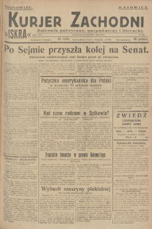 Kurjer Zachodni Iskra : dziennik polityczny, gospodarczy i literacki. R.18, 1927, nr 260