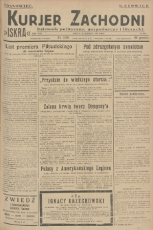 Kurjer Zachodni Iskra : dziennik polityczny, gospodarczy i literacki. R.18, 1927, nr 262