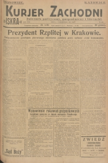 Kurjer Zachodni Iskra : dziennik polityczny, gospodarczy i literacki. R.18, 1927, nr 269