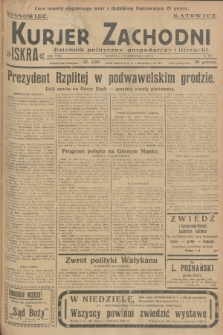 Kurjer Zachodni Iskra : dziennik polityczny, gospodarczy i literacki. R.18, 1927, nr 270