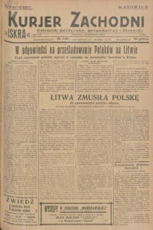 Kurjer Zachodni Iskra : dziennik polityczny, gospodarczy i literacki. R.18, 1927, nr 274