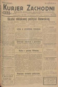 Kurjer Zachodni Iskra : dziennik polityczny, gospodarczy i literacki. R.18, 1927, nr 275