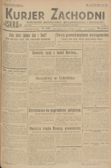 Kurjer Zachodni Iskra : dziennik polityczny, gospodarczy i literacki. R.18, 1927, nr 283