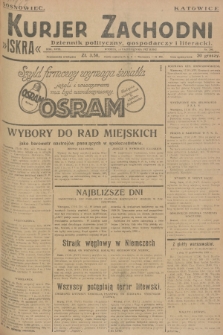 Kurjer Zachodni Iskra : dziennik polityczny, gospodarczy i literacki. R.18, 1927, nr 286